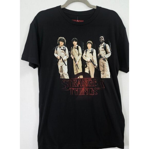 Rare Iconic Stranger Things Ghostbusters Halloween Tee - Medium Retro Shirt -NWT - Picture 1 of 3